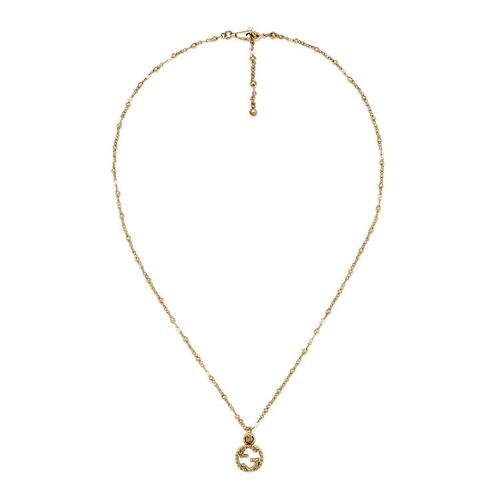 구찌 여성 목걸이 603619 J8500 8000 Gucci Interlocking necklace