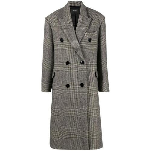 이자벨마랑 여성 코트 black Lojimiko double breasted wool coat 17850100_MA105522A008I