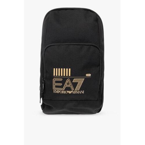 아르마니 여성 백팩 EA7 Emporio Armani BLACK ‘Sustainable’ collection one shoulder backpack 245087 CC940-26121