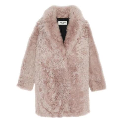 생로랑 여성 코트 pink shearling coat 18430181_708010YF2AF