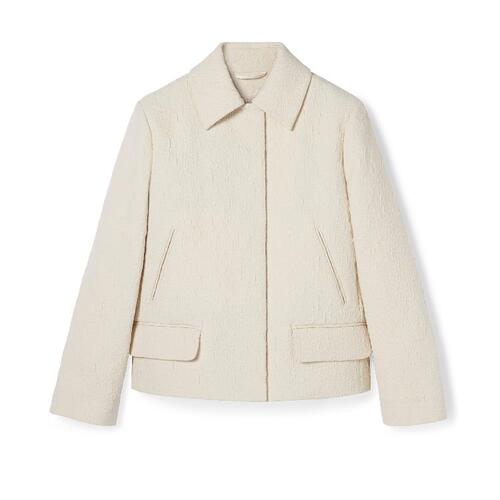 구찌 여성 코트 788769 ZAQE7 9791 Textured cotton jacket