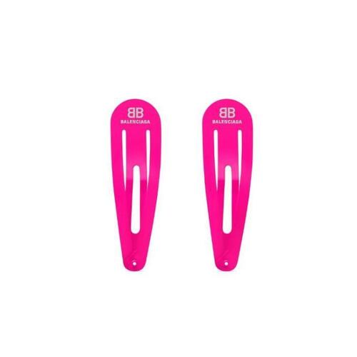 발렌시아가 여성 기타액세서리 Womens Holli Xxl Clip Set in Fluo Pink 699021TZ01S5733