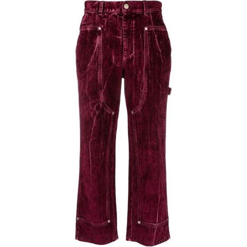 스텔라맥카트니 여성 바지 데님 Purple Straight Leg Velvet Jeans 19014809_6D00823SPH05