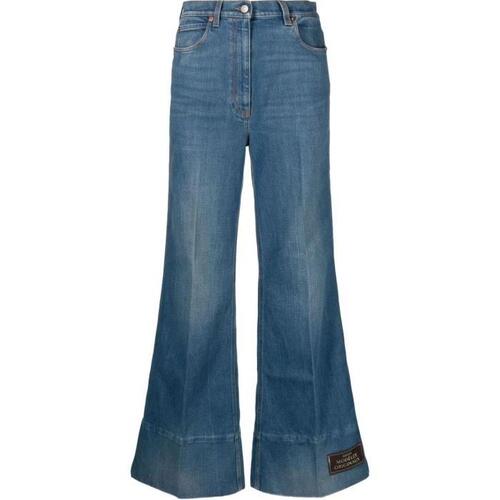 구찌 여성 바지 데님 blue flared jeans 19439002_623441XDCD9