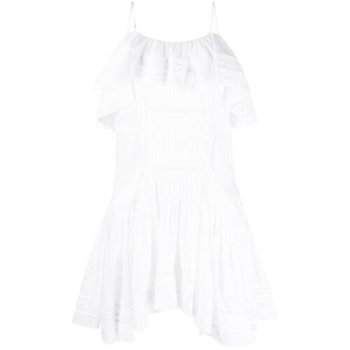 MARANT ETOILE 여성 원피스 White Broderie Anglaise Mini Dress 19522480_RO0048FAA1J54E