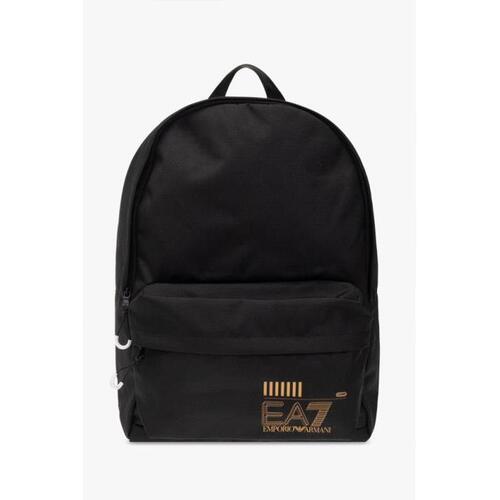 아르마니 여성 백팩 EA7 Emporio Armani BLACK ‘Sustainable’ collection backpack 245081 CC940-26121