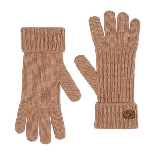 구찌 여성 장갑 788503 3GB02 9800 Wool cashmere gloves with DoubleG