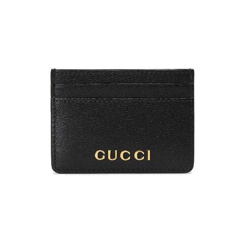 구찌 여성 카드지갑 773428 0OP0N 1000 Card case with Gucci script