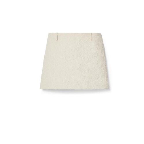 구찌 여성 스커트 789887 ZAQE7 9200 Textured cotton mini skirt