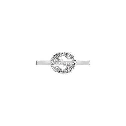 구찌 여성 주얼리 729412 J8568 9066 Gucci Interlocking diamond ring