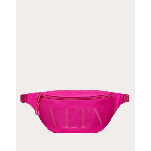 발렌티노 남성 벨트백 Vltn Nylon Belt Bag for Man in Pink Pp | Valentino GB YB0B94FRX_UWT