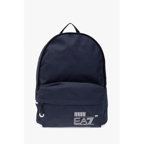 아르마니 여성 백팩 EA7 Emporio Armani NAVY BLUE ‘Sustainable’ collection backpack 245081 CC940-08138