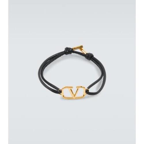 발렌티노 남성 반지 VLogo Signature leather bracelet P00882480
