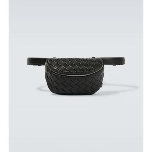 보테가베네타 남성 벨트백 Intrecciato leather belt bag P00838153