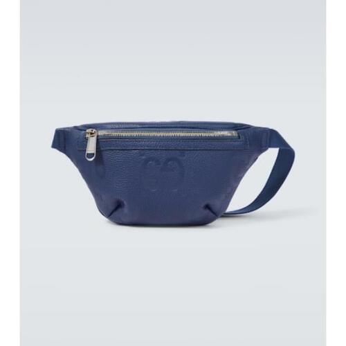 구찌 남성 벨트백 Jumbo GG Small leather belt bag P00893286