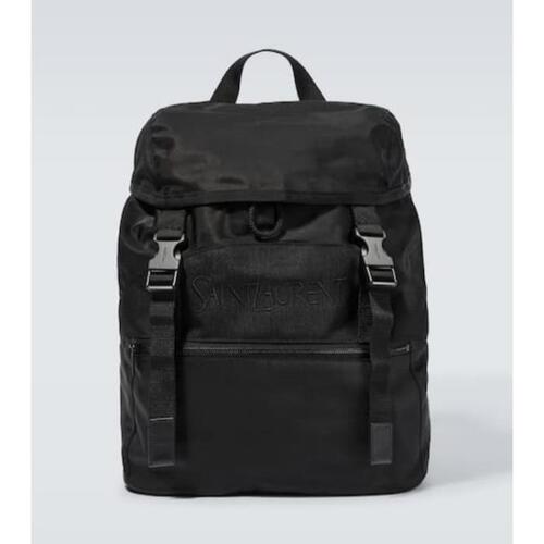 생로랑 남성 백팩 Nylon logo backpack P00859735