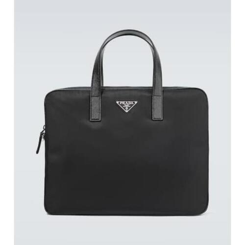 프라다 남성 서류백 비즈니스백 Re Nylon leather trimmed briefcase P00878811