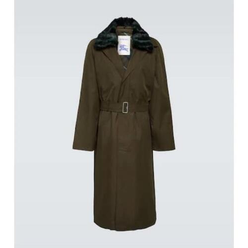 버버리 남성 코트 Oversized cotton gabardine car coat P00867241