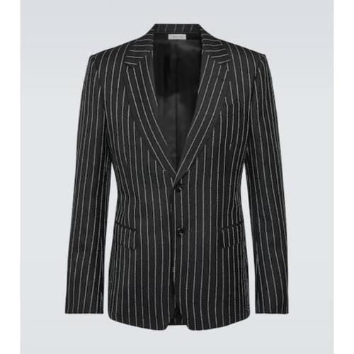 알렉산더맥퀸 남성 기타의류 Pinstripe wool suit jacket P00874011