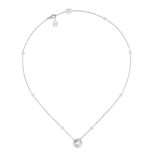 구찌 여성 목걸이 729373 J8502 9000 Icon 18k heart necklace