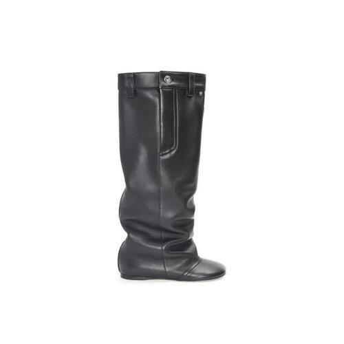 로에베 여성 부츠 Toy boot in lambskin Black L814285X52-1100