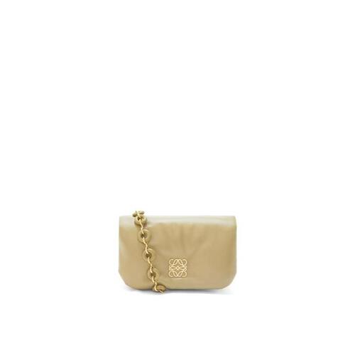 로에베 여성 기타액세서리 Mini Puffer Goya bag in shiny nappa lambskin &amp; Donut chain in resin Bundle_A896W56X01-9584_C564T07X06-3063