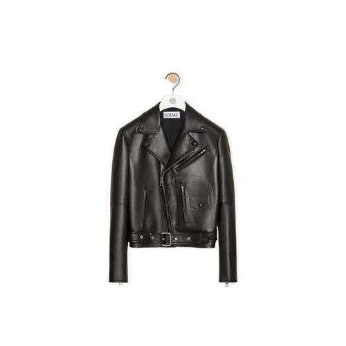 로에베 남성 자켓 블레이저 Biker jacket in nappa lambskin Black H526Y19L98-1100