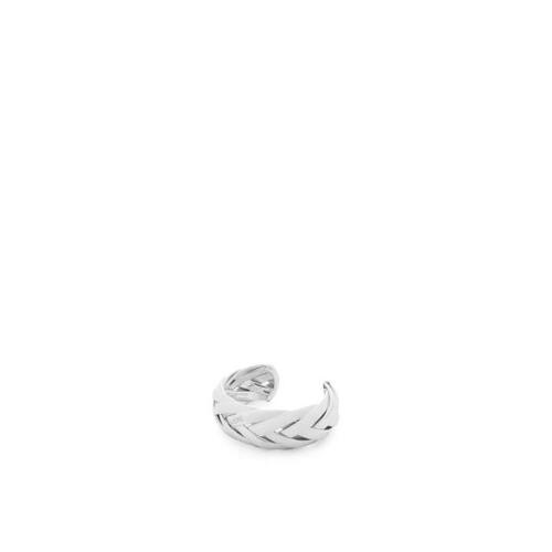 로에베 여성 귀걸이 Large braided cuff in sterling silver Silver JX99240X01-1160
