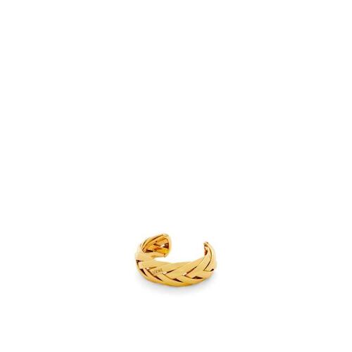 로에베 여성 귀걸이 Large braided cuff in sterling silver Gold JX99240X02-8130