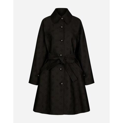 돌체앤가바나 여성 코트 Belted jacquard coat with DG logo F0C3RTFJTBPN0000