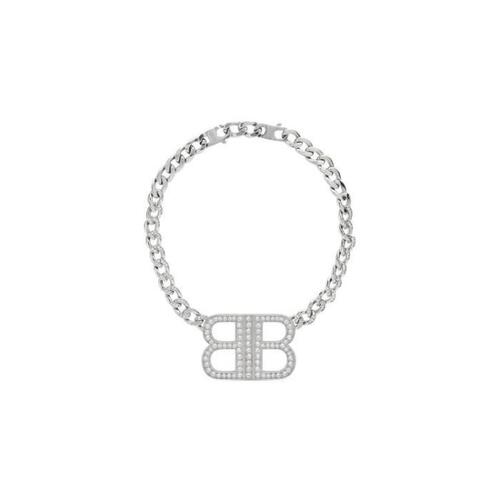 발렌시아가 여성 목걸이 Bb 2.0 Necklace in Silver 695017TZ05S7155