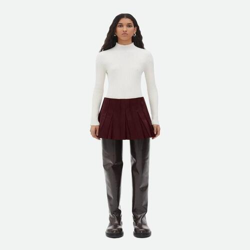 보테가베네타 여성 스커트 Leather Pleated Mini Skirt 749057V2JI02150