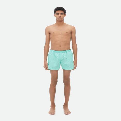 보테가베네타 남성 비치웨어 Intreccio Polyester Swim Shorts 729758V2Q104159