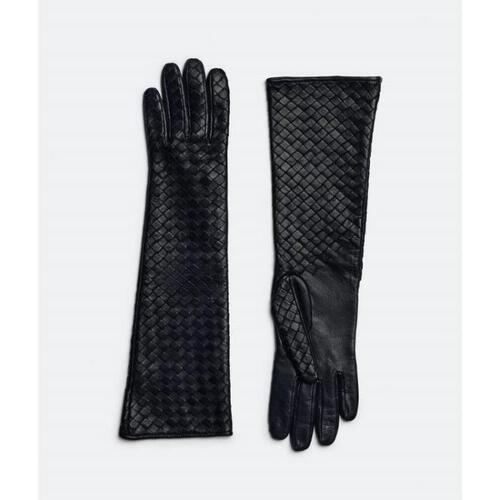 보테가베네타 여성 장갑 Intrecciato Leather Midi Gloves 715597V01714140
