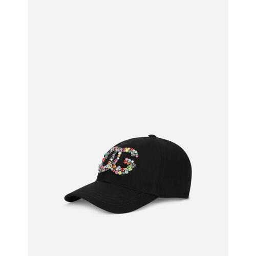 돌체앤가바나 남성 모자 Baseball cap with crystal embellished DG logo GH590ZGEZG4N0000