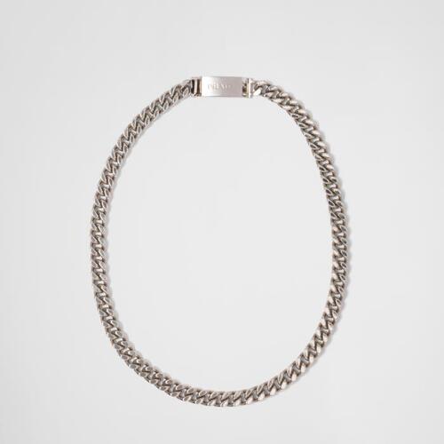 프라다 남성 목걸이 2JC836_2DXK_F0118 Chain Jewels necklace