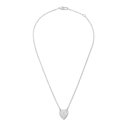 구찌 여성 목걸이 223512 J8400 8106 Trademark necklace with heart pendant