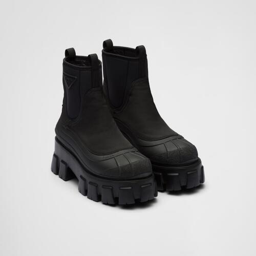프라다 여성 부츠 1T933M_3LFV_F0002_F_B055 Monolith nylon gabardine boots