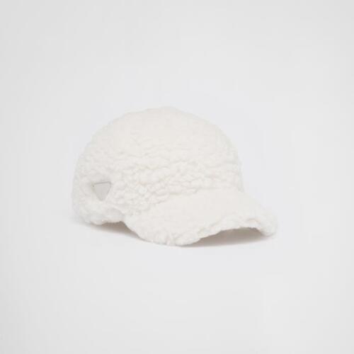 프라다 여성 모자 1HC274_2FLI_F0018 Wool and cashmere baseball cap