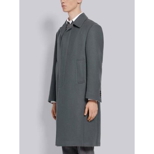 톰브라운 남성 아우터 Medium Grey Double Face Cashmere Unconstructed Bal Collar Overcoat MOU559A-04911-035