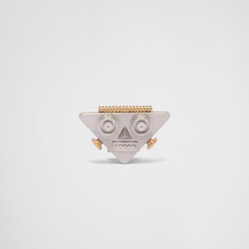 프라다 남성 귀걸이 2JO879_2B54_F0118 Robot Jewels earring