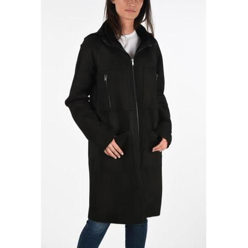 디젤 여성 코트 BLACK GOLD Leather LISTY A Coat P204106