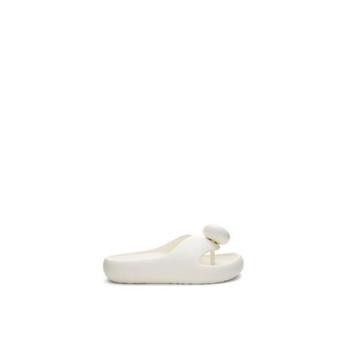 로에베 남성 샌들 슬리퍼 LOEWE foam thong slide in light foam rubber White M616S03X01-2100