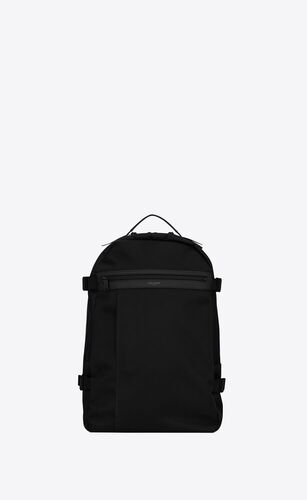 생로랑 남성 백팩 649765FAAB71000 city trekking backpack in econyl®, smooth leather and nylon