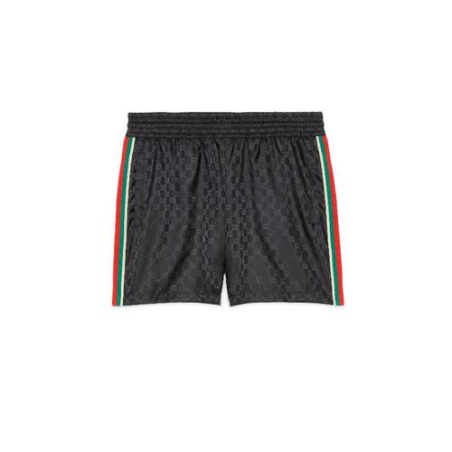 구찌 남성 비치웨어 699084 XHAFX 1000 GG jacquard nylon swim shorts