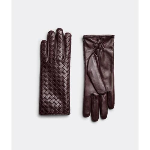 보테가베네타 여성 장갑 Intrecciato Leather Gloves 690339VZQO12148