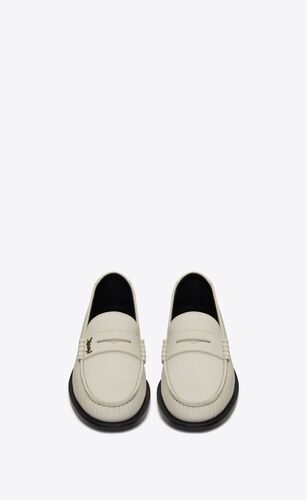생로랑 여성 로퍼 레이스업 67023218RTT1906 le loafer penny slippers in smooth leather