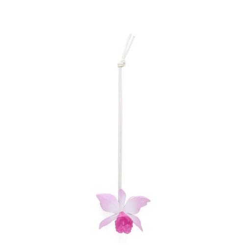 로에베 여성 키링 가죽소품 Maruja Mallo Orchid charm in light foam rubber Pink C621232XEX-7140