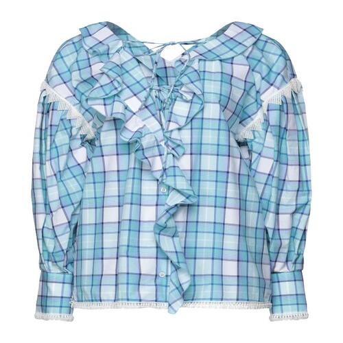 MSGM 여성 블라우스 셔츠 Checked shirts SKU-270109830