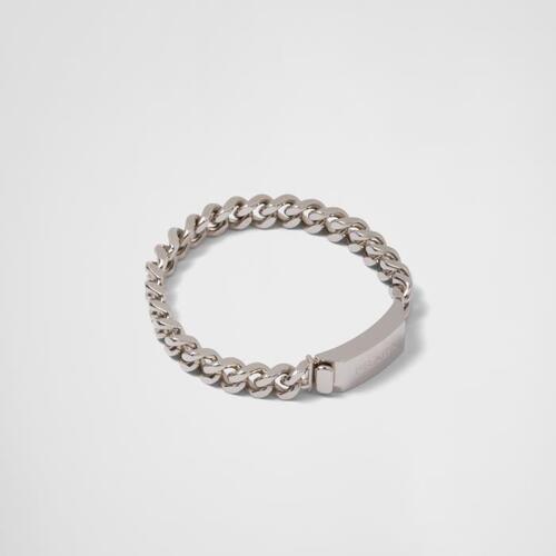 프라다 남성 팔찌 2JB316_2DXK_F0118 Chain Jewels bracelet